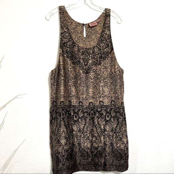 JUICY COUTURE KHAKI SILK DRESS - Picture 5 of 6